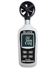 Anemómetro con Termómetro AH-348: Viento y Temperatura Precisa