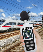 Sonómetro Digital DB-479: Medidor de Ruido y Temperatura Preciso
