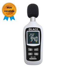 Sonómetro Digital DB-479: Medidor de Ruido y Temperatura Preciso