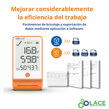 Termohigrómetro Data Logger Elitech GSP-6 PRO