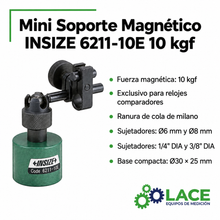 Mini Soporte Magnético INSIZE 6211-10E 10 kgf