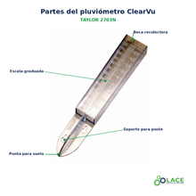 Pluviómetro ClearVu Taylor 2703N – 5 pulgadas / 127 mm