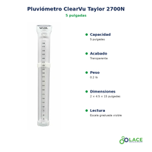 Pluviómetro ClearVu Taylor 2700N – 5 pulgadas