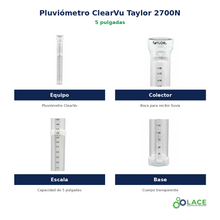 Pluviómetro ClearVu Taylor 2700N – 5 pulgadas