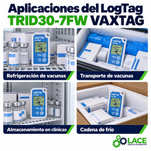 Termómetro DataLogger LogTag TRID30-7FW VAXTAG -30 °C a +60 °C