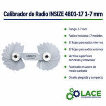 Calibrador de Radio INSIZE 4801-17 1-7 mm