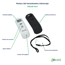 Termómetro infrarrojo Taylor 9527 – -55 a 220 °C