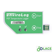 Registrador de Temperatura LogTag EnviroLog EV-16 (-30 a 70 °C, USB, Desechable)