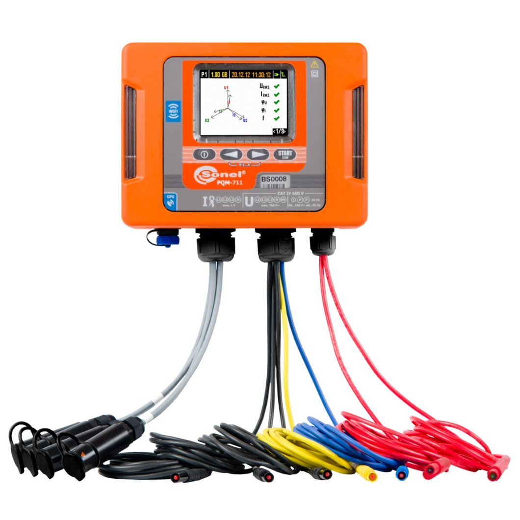 Analizador de calidad de energía Sonel PQM-711