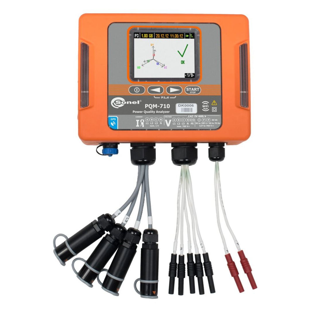 Analizador de calidad de energía Sonel PQM-710