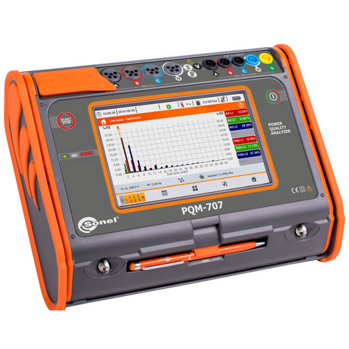 Analizador de calidad de energía Sonel PQM-707