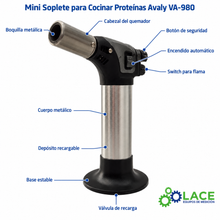 Mini Soplete para Cocinar Proteínas Avaly VA-980