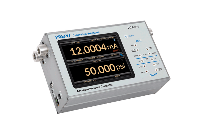 Calibrador de presión avanzado PCA-570-CH-3-2, 3 rangos, incluye calib ...