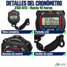 Cronómetro digital LACE ZSD-013 (hasta 10 horas)