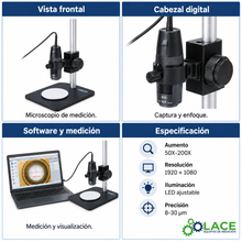 Microscopio de Medición Digital INSIZE ISM-PM200SB 50X-200X