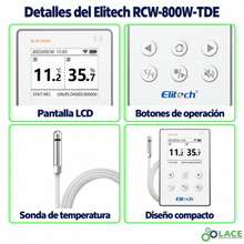 Data Logger Elitech RCW-800W-TDE Registrador Inalámbrico de Temperatura (-40 °C a 80 °C)
