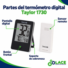 Termómetro digital para interior y exterior Taylor 1730 – 0 a 50 °C / -40 a 60 °C