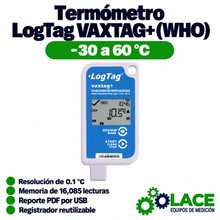 Termómetro LogTag VAXTAG+ (WHO) (-30 a 60 °C)