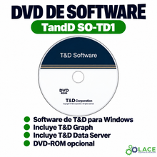 DVD de software TandD SO-TD1 para TR7, RTR500B, MCR, TR-7U, TR-5i