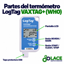 Termómetro LogTag VAXTAG+ (WHO) (-30 a 60 °C)