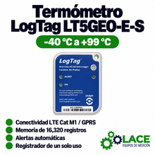 Termómetro LogTag desechable LT5GEO-E-S (−40 °C a +99 °C)