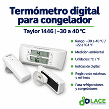Termómetro digital para congelador Taylor 1446 – -30 a 40 °C