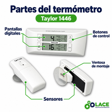 Termómetro digital para congelador Taylor 1446 – -30 a 40 °C