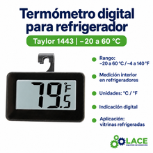 Termómetro digital para refrigerador Taylor 1443 – -20 a 60 °C