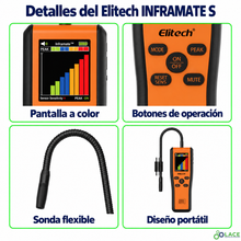 Detector de fugas de refrigerante Elitech INFRAMATE S – <4 g/año