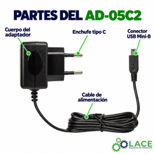 Adaptador de Corriente CA TandD AD-05C2