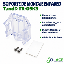 Soporte de Montaje en Pared TandD TR-05K3 para Data Loggers