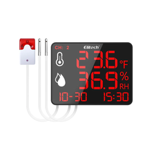 Termohigrómetro Data Logger WiFi doble canal con sensor externo y alarma sonora y visual Elitech DR 230W-2EH-ALRM -40 °C a 85 °C y 0 %HR a 95 %HR