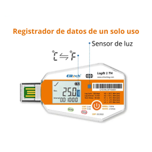Termohigrómetro Data Logger Elitech LogEt 1 TH -30°C a 70°C y 0 %HR a 100 %HR