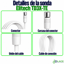 Sonda externa de temperatura para Data Logger Elitech TD3X-TE (-40 °C a 85 °C)