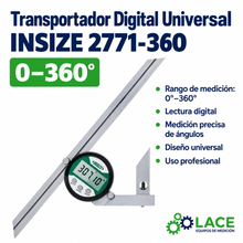 Transportador Digital Universal Insize 2771-360  0-360°