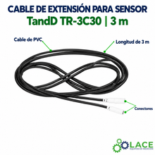 Cable de Extensión para Sensor TandD TR-3C30 de 3 m