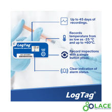 LogTag TICT Indicador de temperatura -25 °C a +60 °C