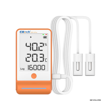 Termómetro Data Logger con doble sonda gel Elitech GSP-6Pro GTDE -40 °C a 85 °C