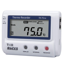 Registrador térmico TandD TR-75nw 2 canales, LAN cableada Registrador Térmico TandD TR-75nw de 2 Canales para Termopar -199 a 1760 °C con LAN Cableada