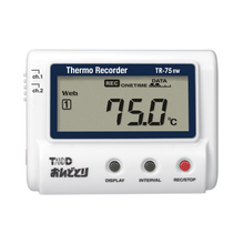 Registrador térmico TandD TR-75nw 2 canales, LAN cableada Registrador Térmico TandD TR-75nw de 2 Canales para Termopar -199 a 1760 °C con LAN Cableada