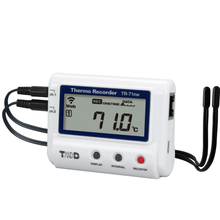 Registrador térmico TandD TR-71nw 2 Ch. Temperatura -40 a 110°C, LAN cableada
