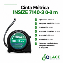 Cinta Métrica INSIZE 7140-3 0-3 m
