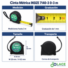 Cinta Métrica INSIZE 7140-3 0-3 m