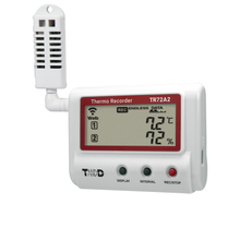 Registrador térmico TandD TR72A Temp. + Humedad, LAN inalámbrica, Bluetooth 0 a 55 °C 10