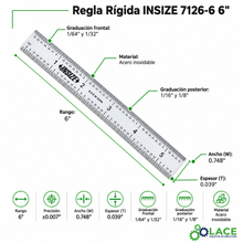 Regla Rígida INSIZE 7126-6 6"