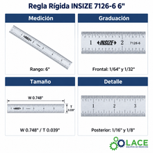 Regla Rígida INSIZE 7126-6 6"