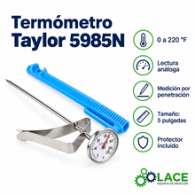 Termómetro Taylor 5985N  0 a 220 °F