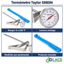 Termómetro Taylor 5985N  0 a 220 °F