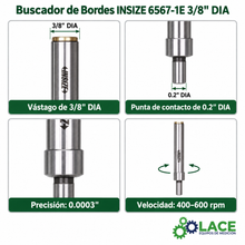Buscador de Bordes INSIZE 6567-1E 3/8" DIA