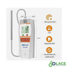 Data Logger Temperatura Elitech T-log 100EL -196°C a 150°C